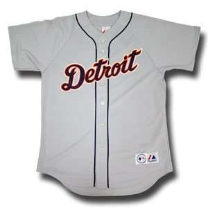  Detroit Tigers MLB Replica Team Jersey by Majestic Athletic (Road 