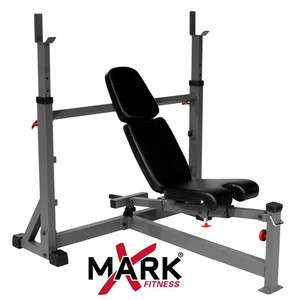   XMark Adjustable FID Flat/Incline/Decline Olympic Weight Bench Press