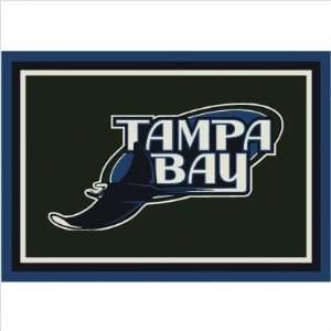   1028 MLB Spirit Tampa Bay Rays Baseball Rug Furniture & Decor