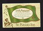   Patricks Day Postcard Irish Memories cancelled New York Tremont Stn