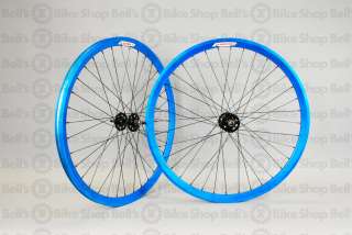 Velocity Chukker Track Wheels BLUE Fixed Gear Deep V 072774728725 