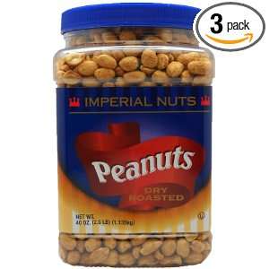 Imperial Nuts Dry Roast Peanuts Grocery & Gourmet Food
