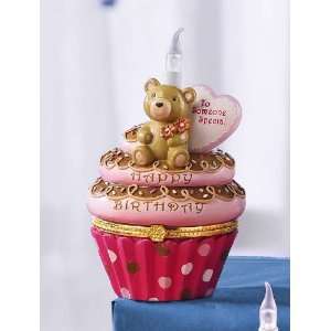   Cupcake Trinket Box Teddy Bear Someone Special: Home & Kitchen