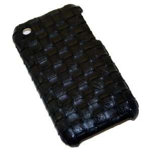   : Black Woven Leather Back Cover for iPhone 3G / 3GS: Everything Else