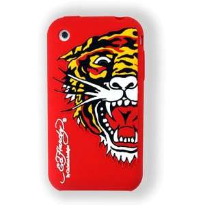  Ed Hardy iPhone 3G Skin   Tiger Red Cell Phones 