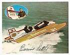   1970s Miss Budweiser Unlimited Hydroplane 5 x 7 Information Card