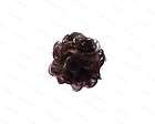 Curly Bun Hairpiece Extension Clip On Hair piece Chignon #69   Dark 