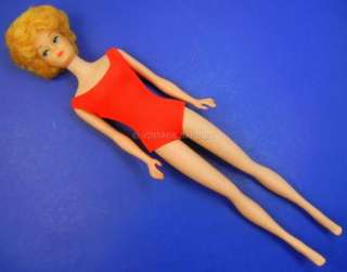 1960s Vintage Blond Bubblecut Barbie Doll #850 w/OSS Nice  