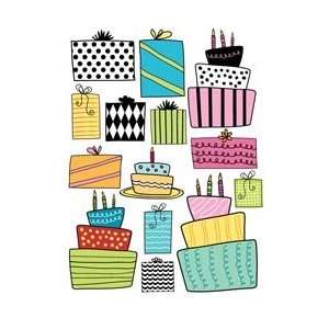   Candy Stickers 6X8 Sheet Party GE 216, 4 Items/Order