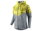   Dri FIT Gray Yellow Fanatic Running Fitness Hoodie Zip Jacket L $75