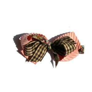   Ribbon Mix Bow Baby Girl & Toddler Hair Clip (Dusty Rose Pink): Baby