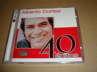 ALBERTO CORTEZ 40 EXITOS 2CD NEW NUEVO SEALED  