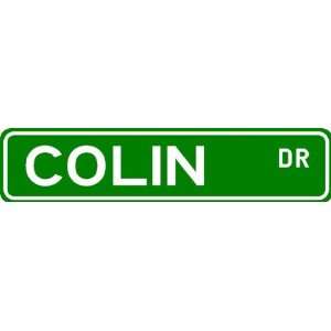  COLIN Street Name Sign ~ Family Lastname Sign ~ Gameroom 