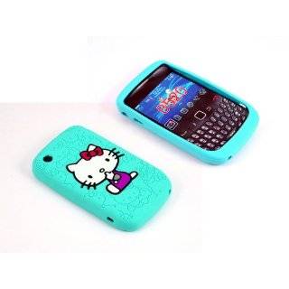 : Smile Case Hello Kitty Blue Silicone Full Cover Case for Blackberry 