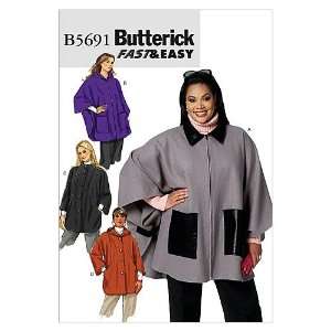  Butterick Patterns B5691 Womens Cape and Jacket, Size KK 