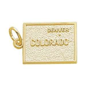  Rembrandt Charms Denver Charm, Gold Plated Silver Jewelry