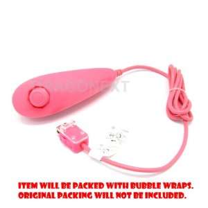    Pink Nunchuk Remote Controller For Nintendo Wii: Toys & Games