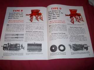   McCormick Deering Hammer Mill Feed Grinder Brochure 10 6 B D C  