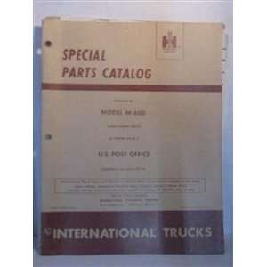  International harvester special parts catalog Model M  800 