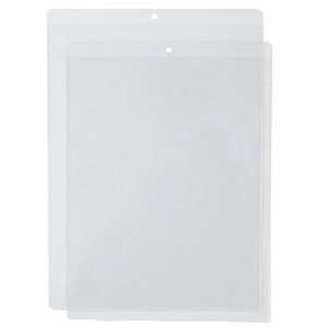   Ticket Holder, 8 1/2x11, 2 Sided, Clear, 50/Box CEB02986 Office