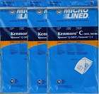30  Kenmore Panasonic 5055 50557 50558 Vacuum Bags Type C & Q 