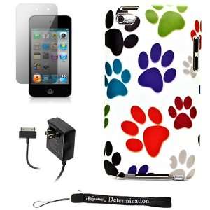 Dog Paws Design Cover / 2 Piece Snap On Case for New Apple iPod Touch 