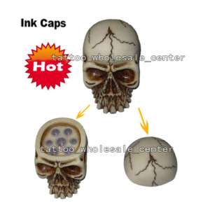 Tattoo Supply color Ink Cup Holder Bone Design  