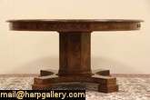   table would well as a dining, breakfast, hall or conference table