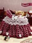 Bassinet for Barbies Sister Krissy Annies Attic Crochet Pattern 