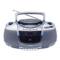 Coby (CXCD248) CX CD248   Boombox   radio / CD / cassette   silver 