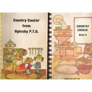   Oglesby P.T.O.; Book 1 & 2 Oglesby Texas Cookbook Committee Books