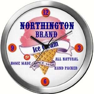  NORTHINGTON 14 Inch Ice Cream Metal Clock Quartz Movement 
