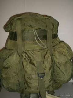 Medium OD Alice Pack Backpack Bag Complete Military USGI Rucksack Bug 