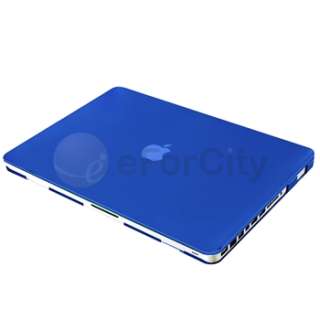   Accessories Clear Dark Blue Hard Case Cover For Macbook Pro 13  
