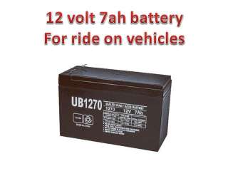 12v 7Ah Battery for Kids Ride on Cars & Motorcycles toy 12 volt  