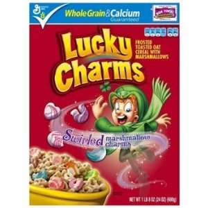 Lucky Charms Whole Grain Cereal 24 oz (Pack of 10)  
