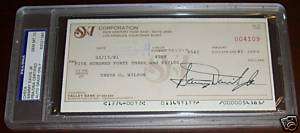 Sammy Davis Jr. Signed Autod Rat Pack Check PSA Gem 10  