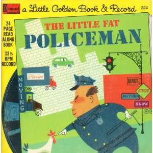  #224 the Little Fat Policeman   A Little Golden Book & Record 