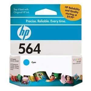  HP 564 Cyan Ink Cartridge. 564 CYAN INK CARTRIDGE HP 564 