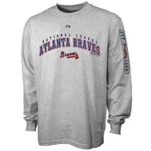  Atlanta Braves t shirt: Majestic Atlanta Braves Youth Ash Season 