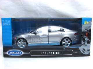Welly Jaguar XF Silver Diecast Car 1/24 New in Box  