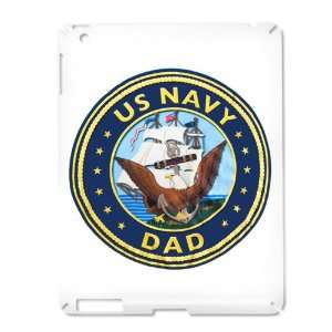  iPad 2 Case White of US Navy Dad Emblem 