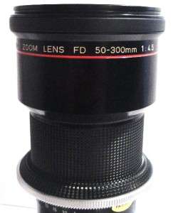 Canon FD 50 300mm f/4.5L L Professional ZOOM Lens Film or Digital 