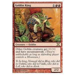  Magic the Gathering   Goblin King   Tenth Edition   Foil 