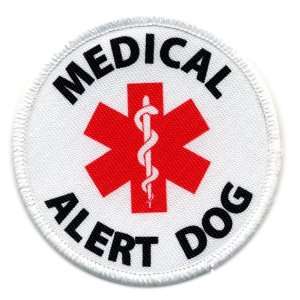  MEDICAL ALERT DOG Symbol 3 inch Sew on Patch Everything 
