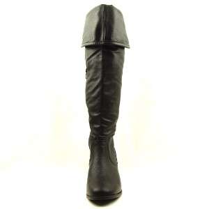 Womens Over The Knee Riding Boots, Black 6.5US/37EU  