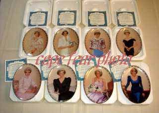 SET Bill Chambers QUEEN OF HEARTS Princess Diana Plates  