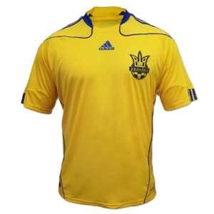  adidas Ukraine Home Replica Jersey (Yellow/Blue) Sports 