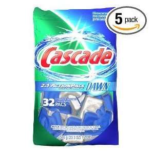  Cascade 2 in 1 Action Pacs Dishwasher Detergent, Original 