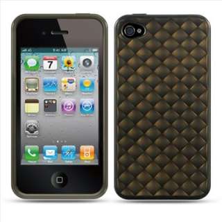 NEW 3D Colorful Cube TPU Case Cover for Apple iPhone 4 4G 4S w/Screen 
